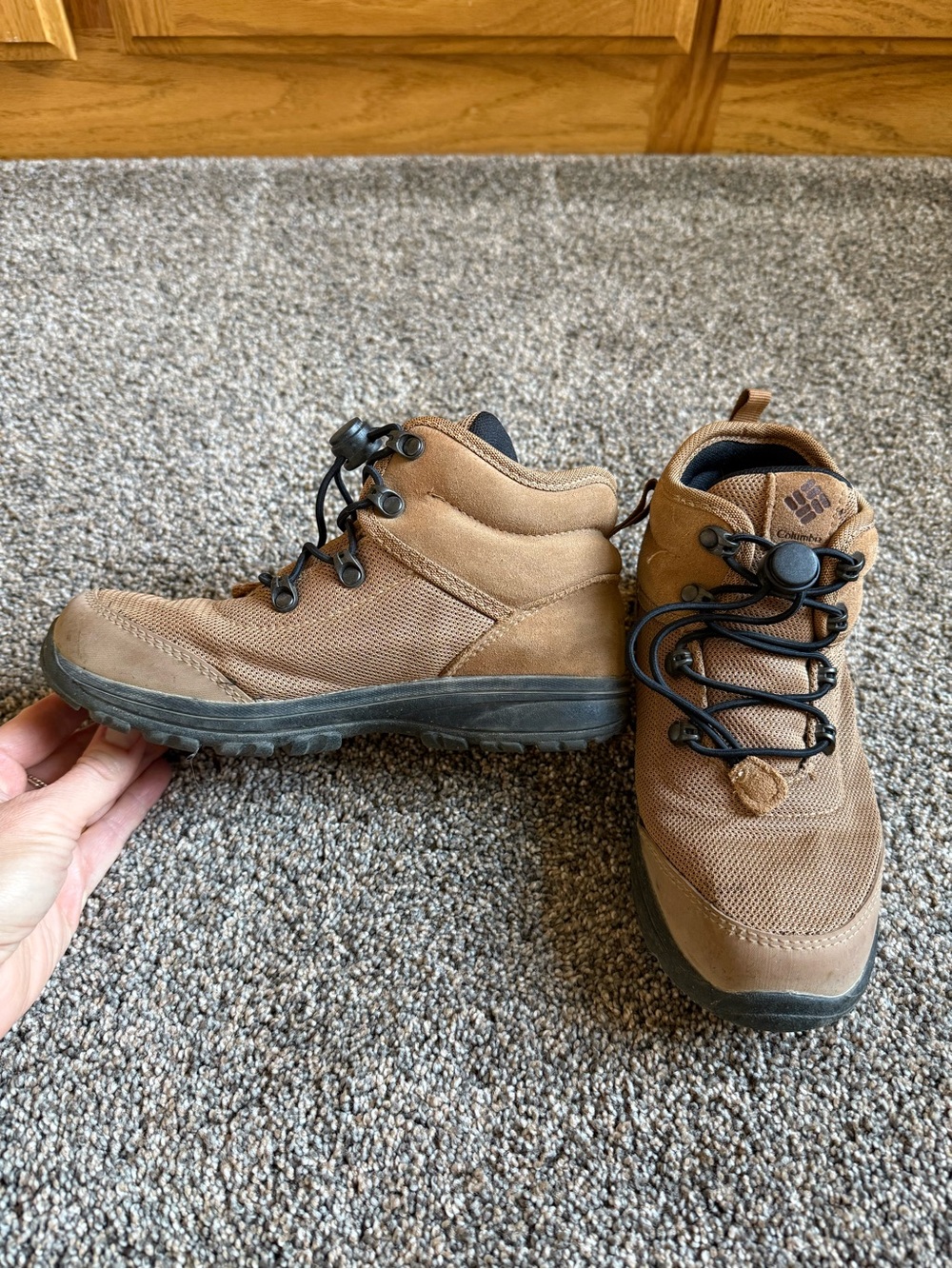 Columbia Kid's Brown Mid-Top Hiking Boots